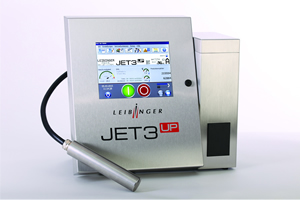 The new LEIBINGER JET3up inkjet printer